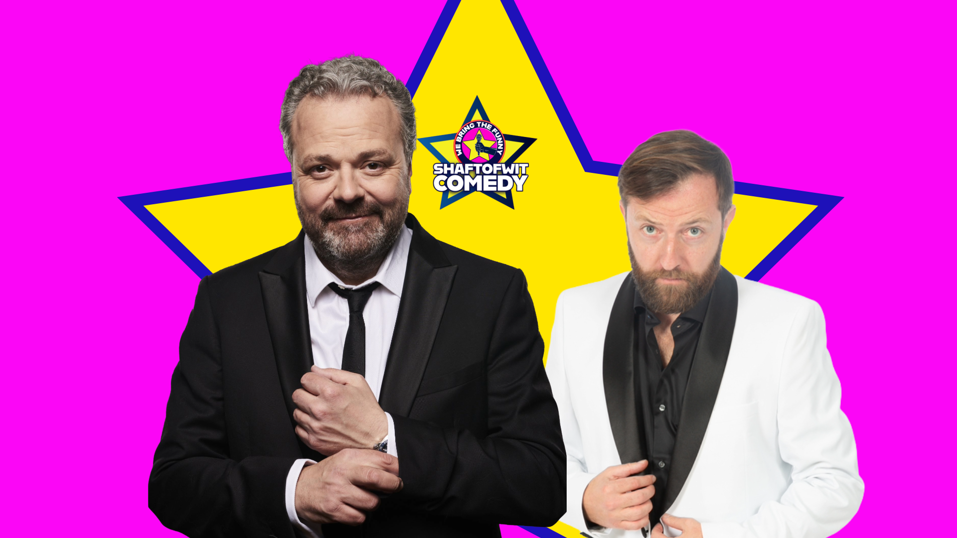Saturday 6th June 2026 Shaft of Wit Comedy presents a night of Comedy with Hal Cruttenden & Andrew Maxwell